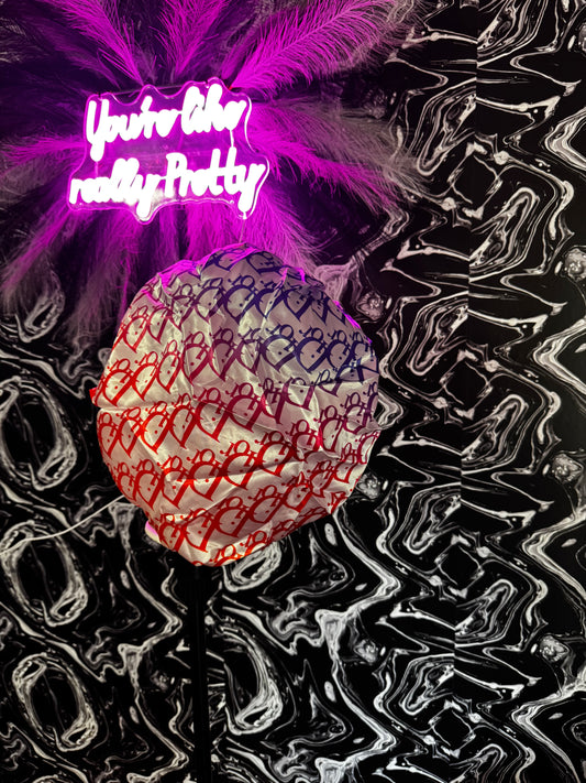 Dior multicolor satin double lined